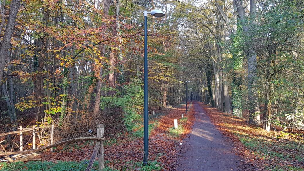 Lochem - dynamische fietspadverlichting Onder Langs - foto gemeente Lochem