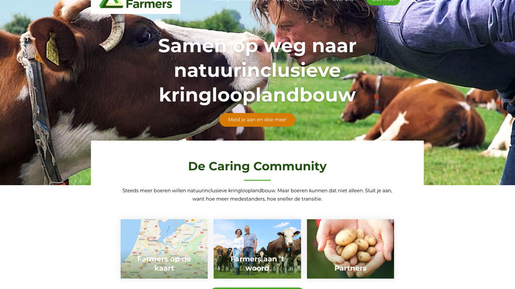 Caring Farmers website