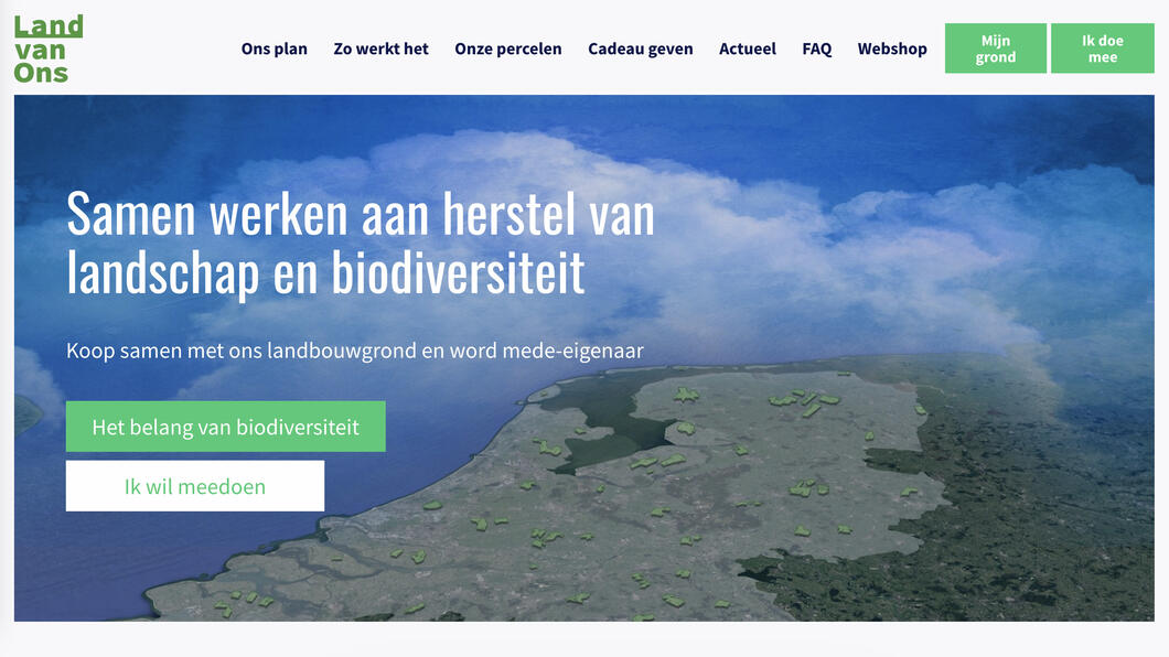 Website Land van Ons