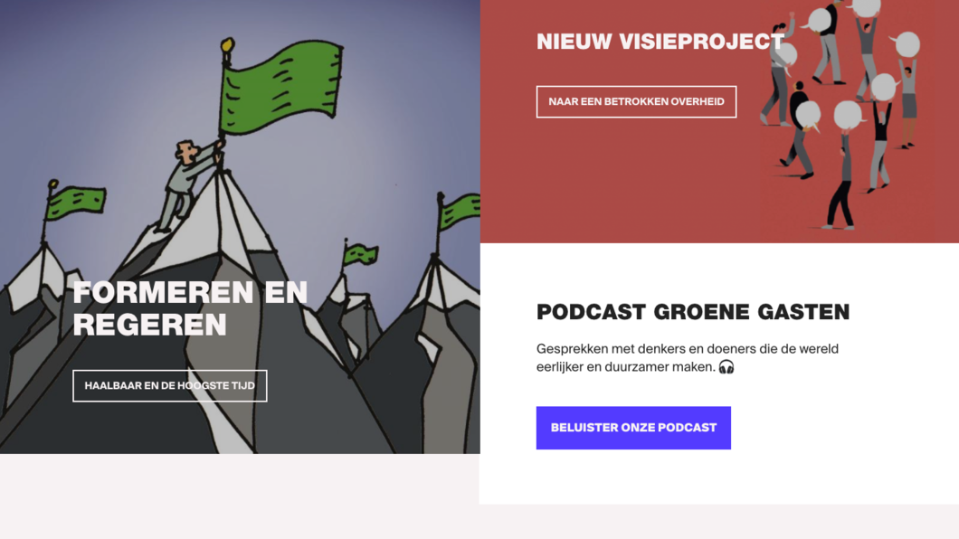 Website Wetenschappelijk Bureau GroenLinks