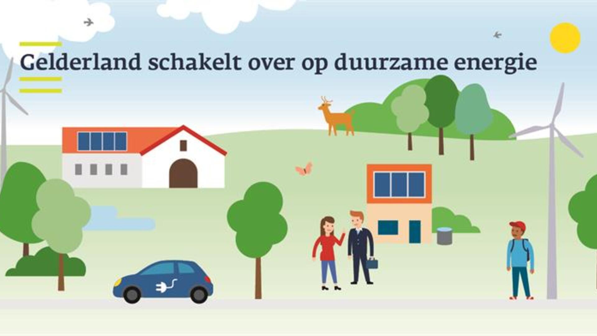 Provincie Gelderland schakelt over op duurzame energie